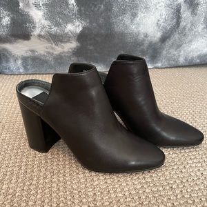 Dolce Vita Black Leather Mules